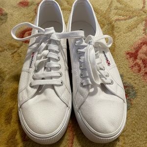 Superga Platform Tennis Shoes - size 41.5